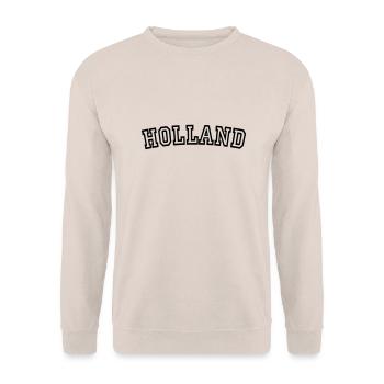 holland - Sweat-shirt Unisexe - sable - Devant - Alina (178cm) & Michal (187cm)