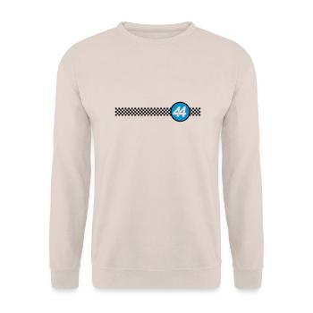 Racing 44 - Unisex Pullover - Sand - Vorne - Alina (178cm) & Michal (187cm)