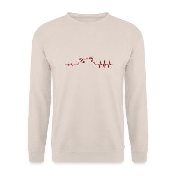 Puls street triple R schattiert - Unisex Pullover - Sand - Vorne - Alina (178cm) & Michal (187cm)