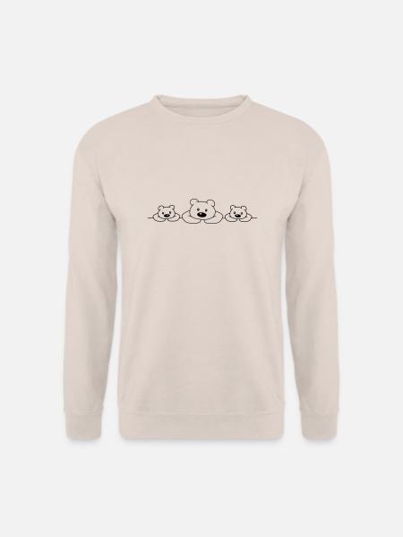 3 Bears - Unisex Sweatshirt - sand