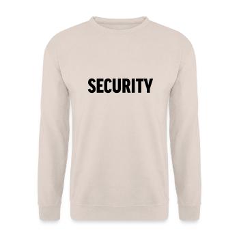 Security - Unisex Sweatshirt - sand - Front - Alina (178cm) & Michal (187cm)