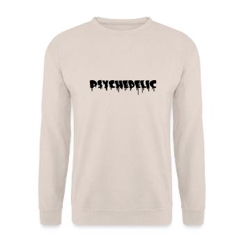 Psychedelic Graffiti - Unisex Sweatshirt - sand - Front - Alina (178cm) & Michal (187cm)