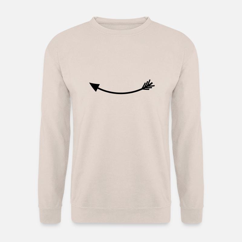 Left arrow - Unisex Sweatshirt - sand