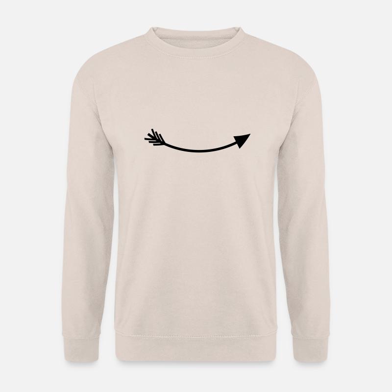 Right arrow - Unisex Sweatshirt - sand