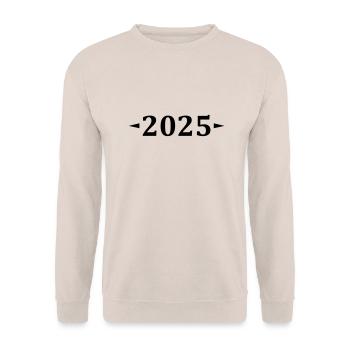 2025 - Unisex Pullover - Sand - Vorne - Alina (178cm) & Michal (187cm)
