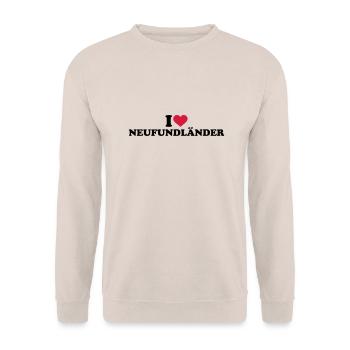 Neufundländer - Unisex Pullover - Sand - Vorne - Alina (178cm) & Michal (187cm)