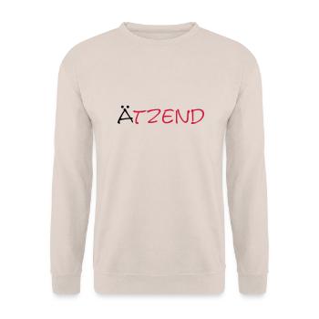 Ätzend - Unisex Pullover - Sand - Vorne - Alina (178cm) & Michal (187cm)