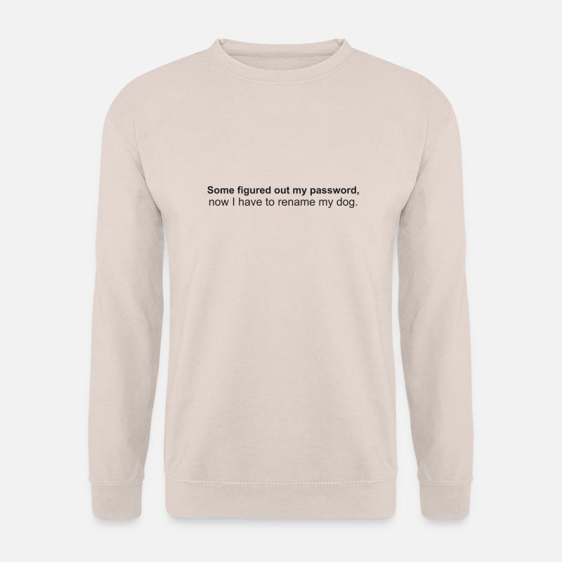 password dog - Unisex Pullover - Sand