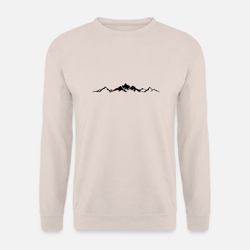 Landschaft - Berge - Unisex Pullover - Sand