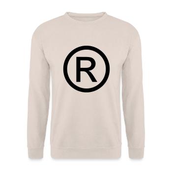 ® - Registered Trademark - Unisex Pullover - Sand - Vorne - Alina (178cm) & Michal (187cm)
