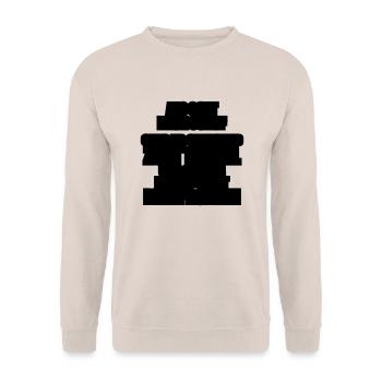 gott ich und der teufel - Unisex Pullover - Sand - Vorne - Alina (178cm) & Michal (187cm)