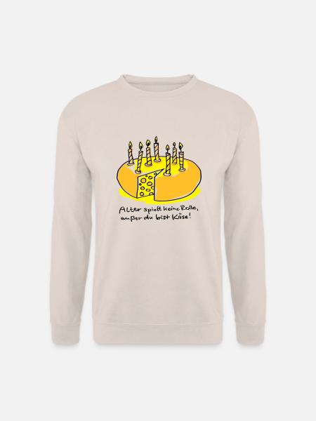 Alter und Käse - Unisex Pullover - Sand
