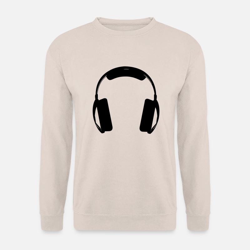 headphones - Unisex Pullover - Sand