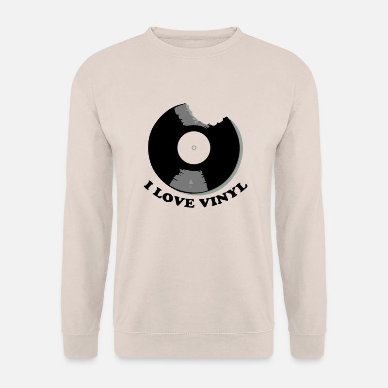 I Love Vinyl - Unisex Pullover - Sand