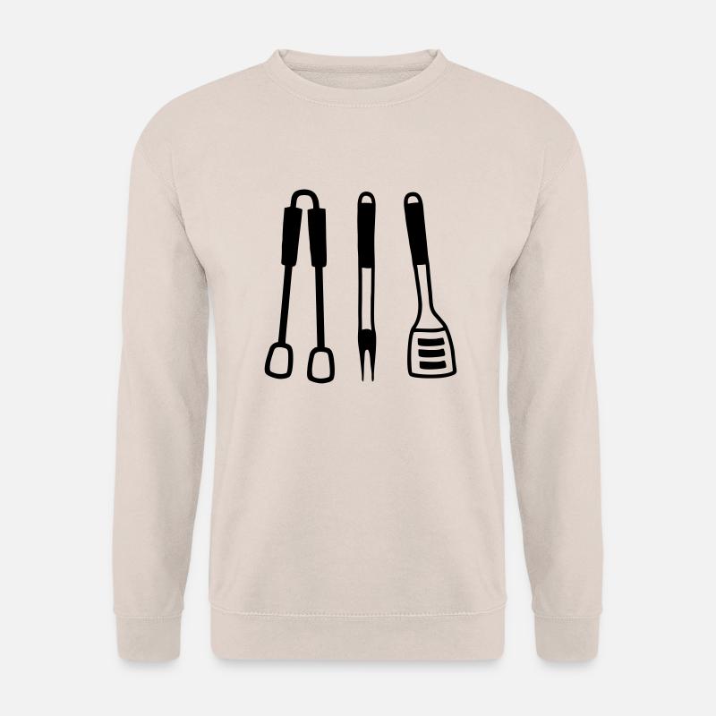 Grillbesteck - Unisex Pullover - Sand