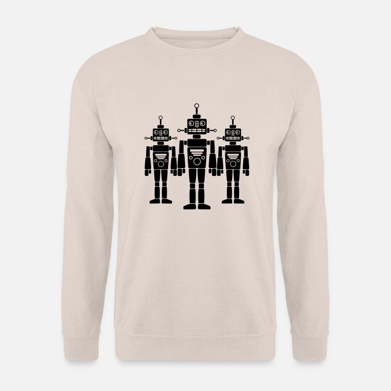 Cool Robots Team - Unisex Sweatshirt - sand