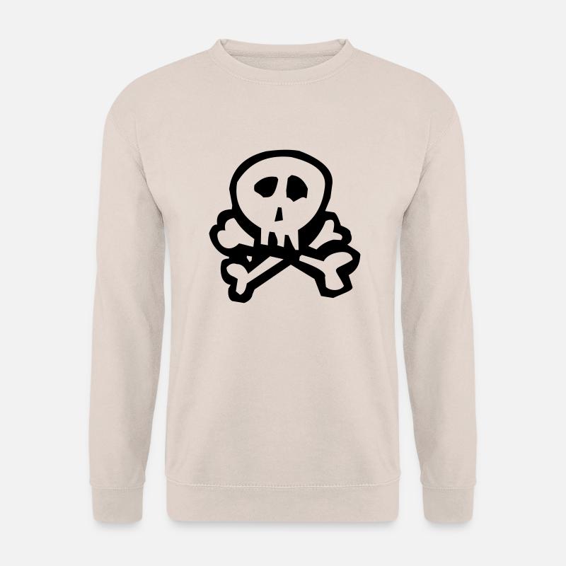 Funny Skull - Unisex Pullover - Sand