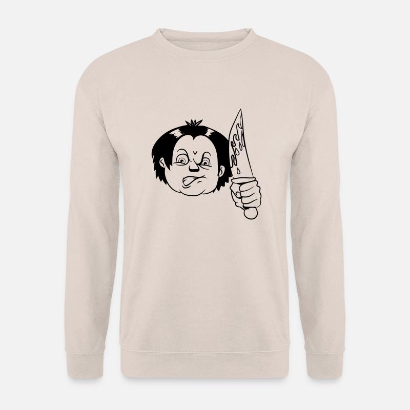 Horror knife - Unisex Sweatshirt - sand