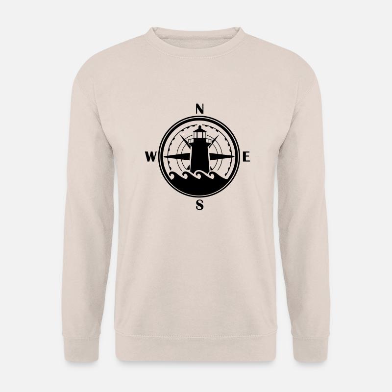 leuchtturm_kompass_02 - Unisex Sweatshirt - sand