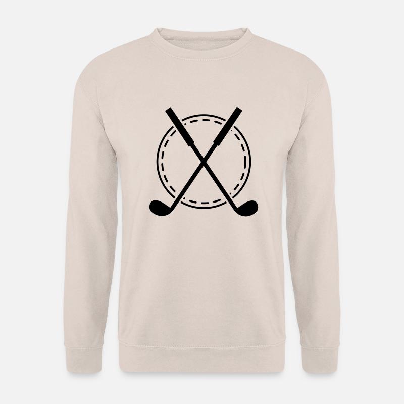 Golf Emblem - Unisex Pullover - Sand