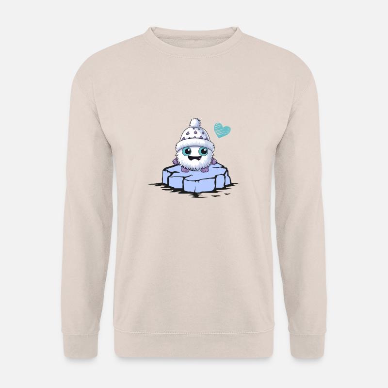 monster love eisscholle - Unisex Pullover - Sand