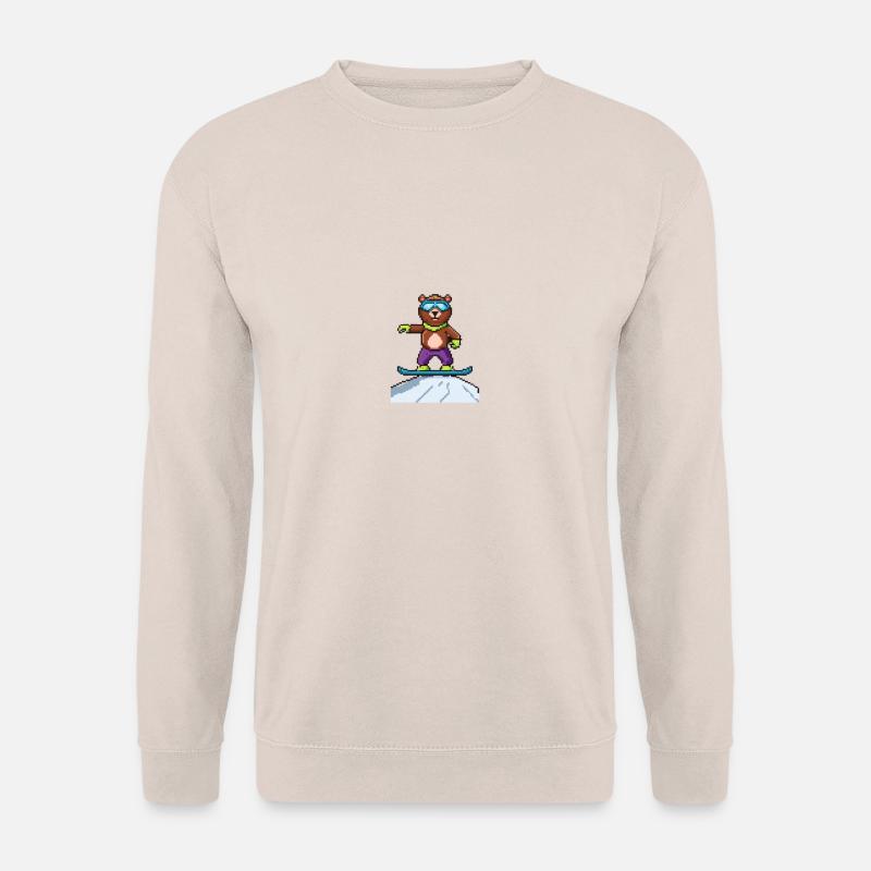Die Bären-Saga - SNOWBOARDEN - Unisex Pullover - Sand
