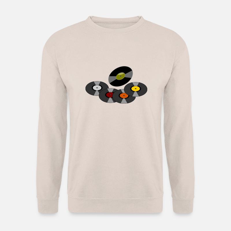 Schallplatten - Unisex Pullover - Sand