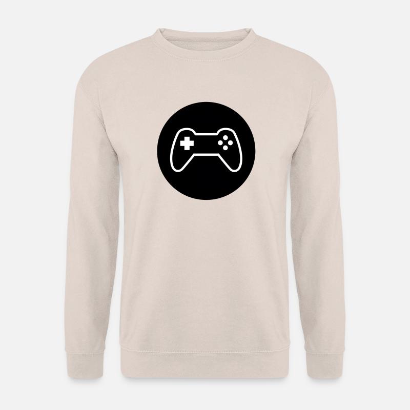 Gamepad-Logo, Controller - Unisex Pullover - Sand