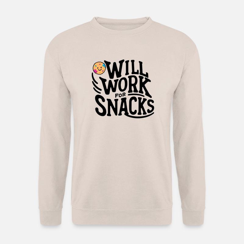 Working for biscuits - Unisex Sweatshirt - sand