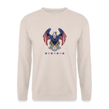 Design für Produkte - Unisex Pullover - Sand - Vorne - Alina (178cm) & Michal (187cm)