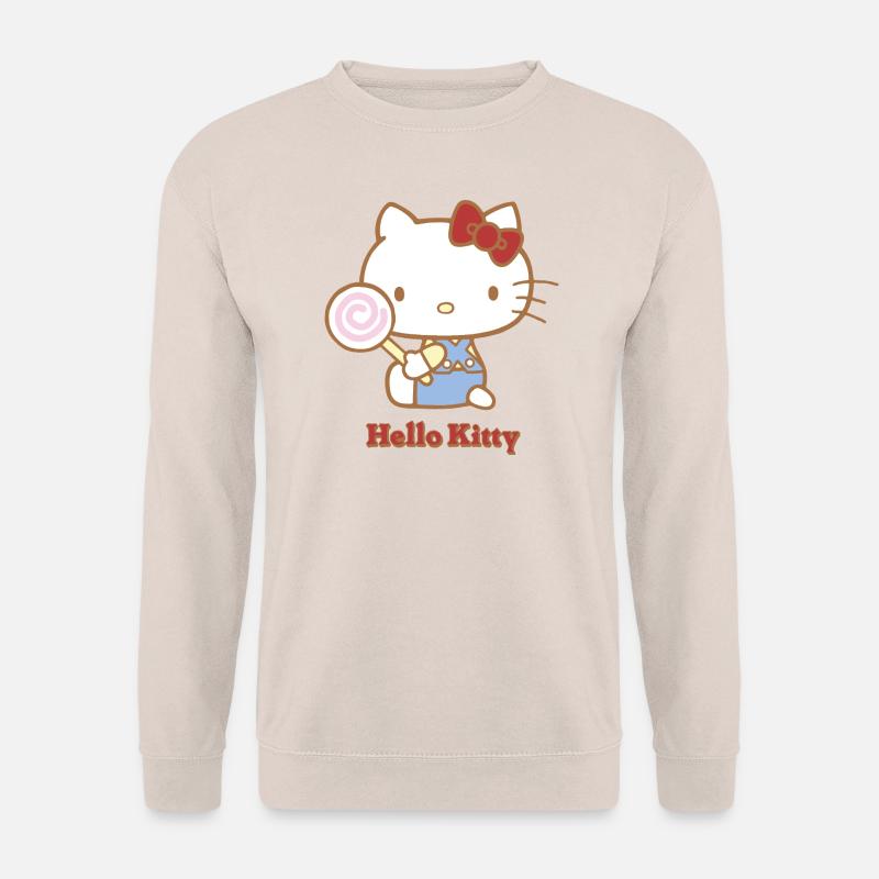 Hello Kitty With A Lollipop - Unisex Sweatshirt - sand