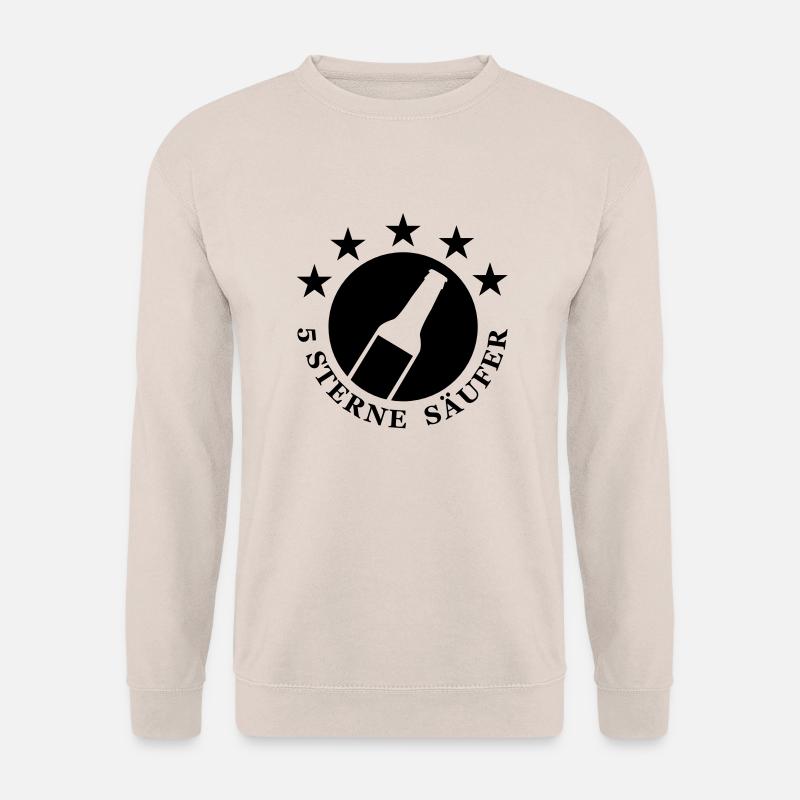 5 Sterne Säufer - Unisex Pullover - Sand