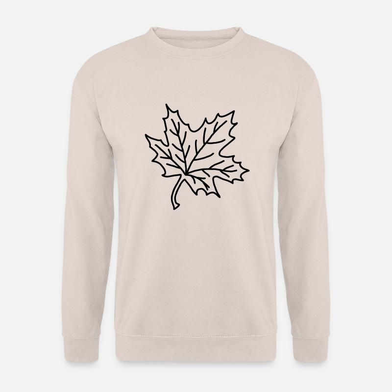 Maple Leaf - tree - Unisex Sweatshirt - sand