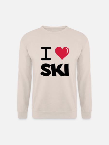 i_love_ski - Unisex Pullover - Sand