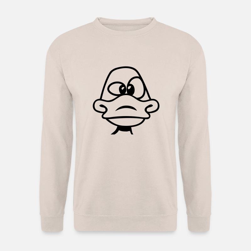 Duck goofy stupid - Unisex Sweatshirt - sand