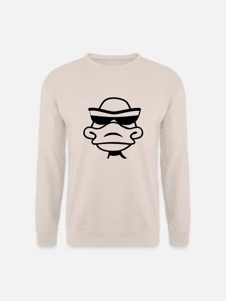 Ente sonnenbrille cool - Unisex Pullover - Sand