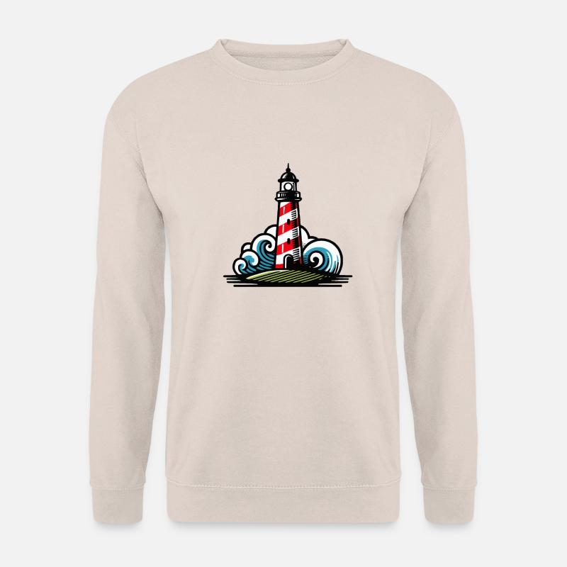 leuchtturm turm - Unisex Pullover - Sand