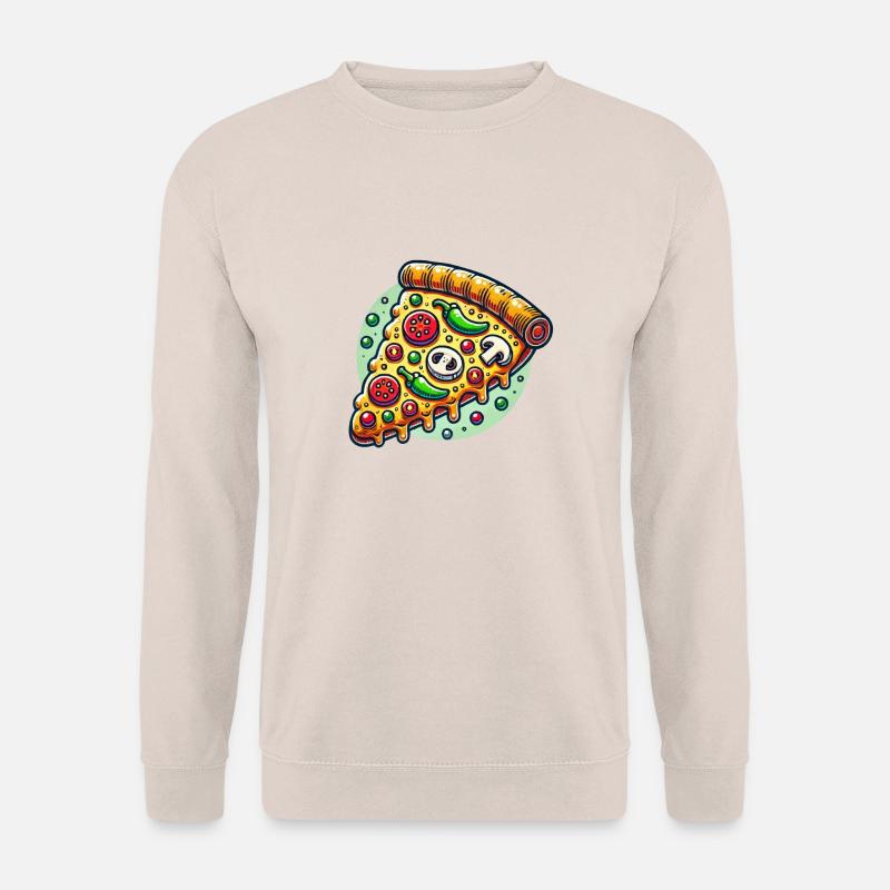 Pizza - Unisex Pullover - Sand