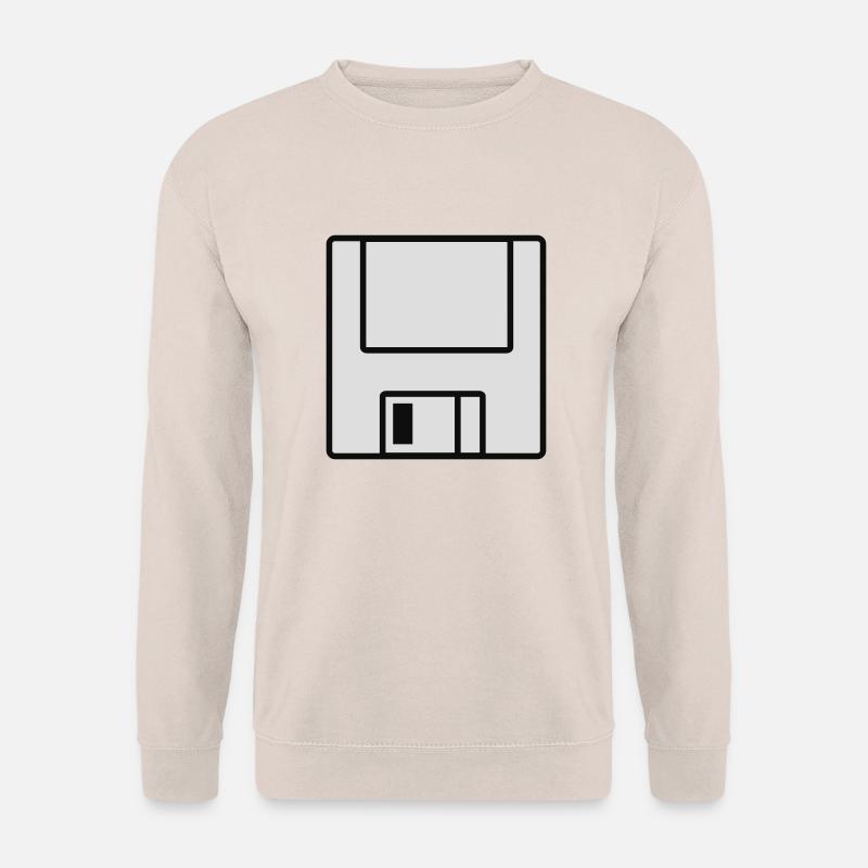 Computer Floppy disc - Unisex Sweatshirt - sand