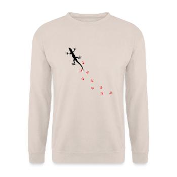 Gecko - Sweat-shirt Unisexe - sable - Devant - Alina (178cm) & Michal (187cm)