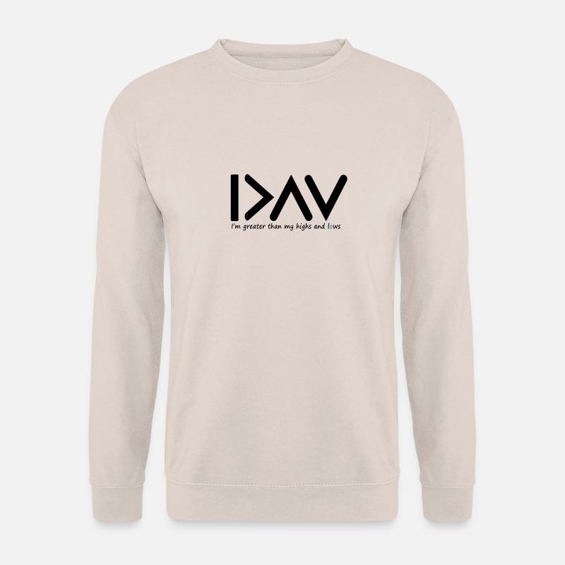 Je suis plus que mes hauts et des bas - Sweat-shirt Unisexe - sable