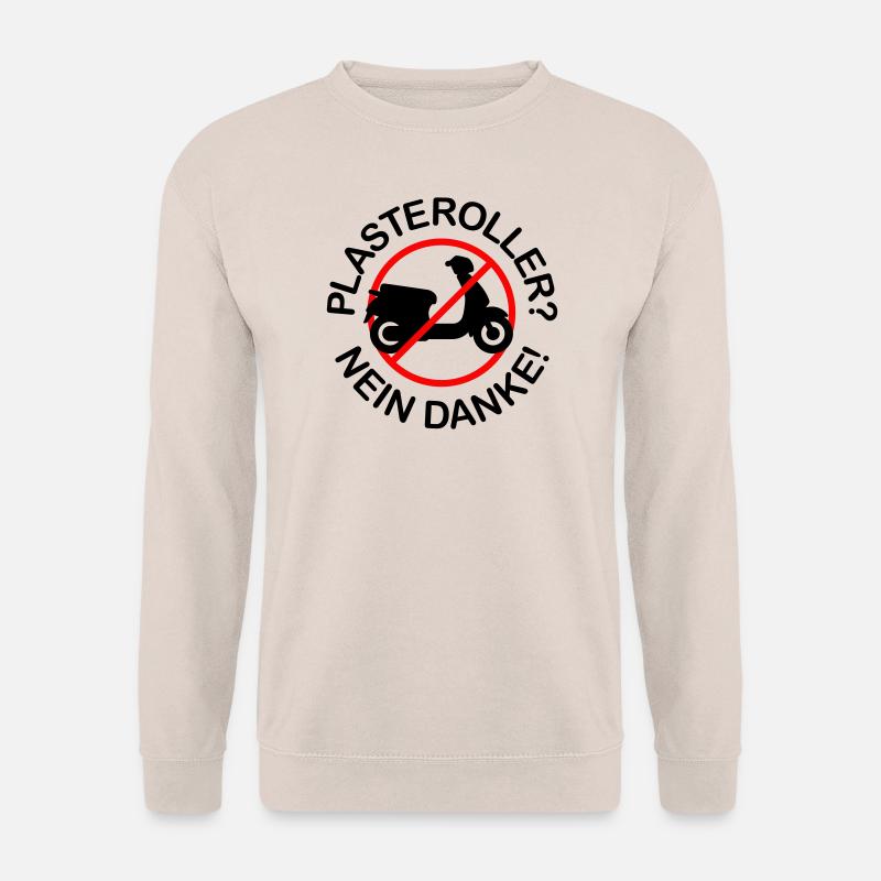 Plasteroller? Nein Danke! (2-farbig) - Unisex Pullover - Sand