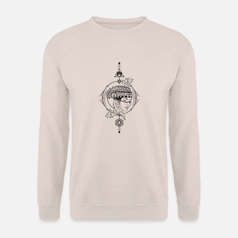 indianer squaw - Unisex Pullover - Sand