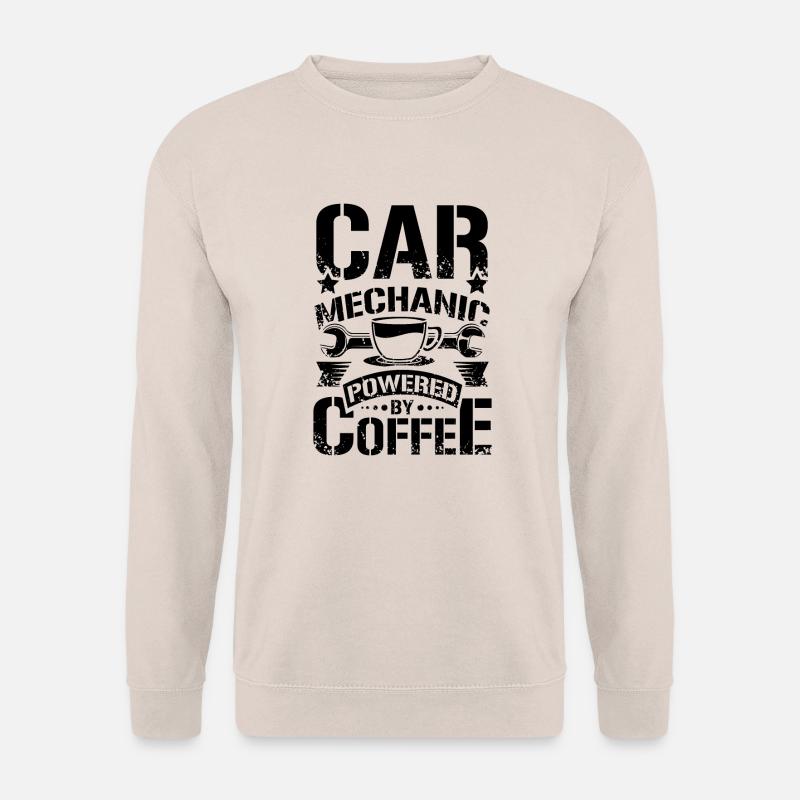 Car Mechanic coffee - Unisex Pullover - Sand