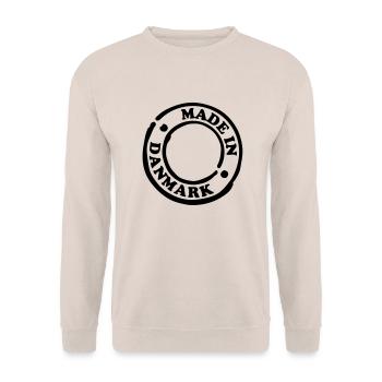 made_in_danmark__f1 - Unisex Pullover - Sand - Vorne - Alina (178cm) & Michal (187cm)