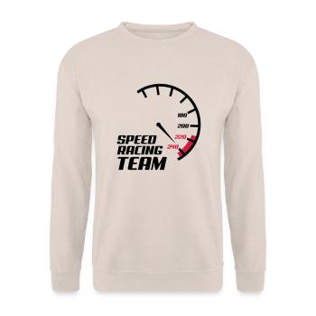 tacho2 - Sweat-shirt Unisexe - sable - Devant - Alina (178cm) & Michal (187cm)