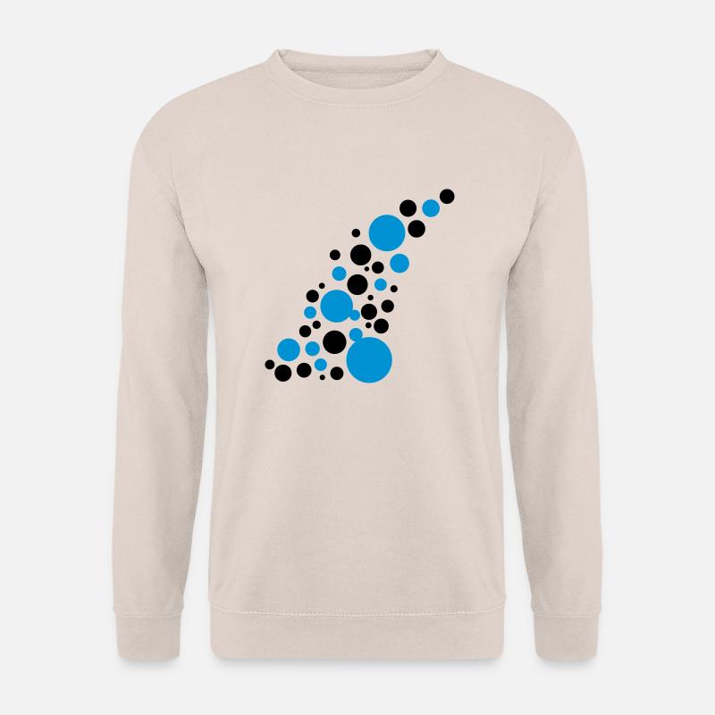 Points de Circle pattern design - Sweat-shirt Unisexe - sable