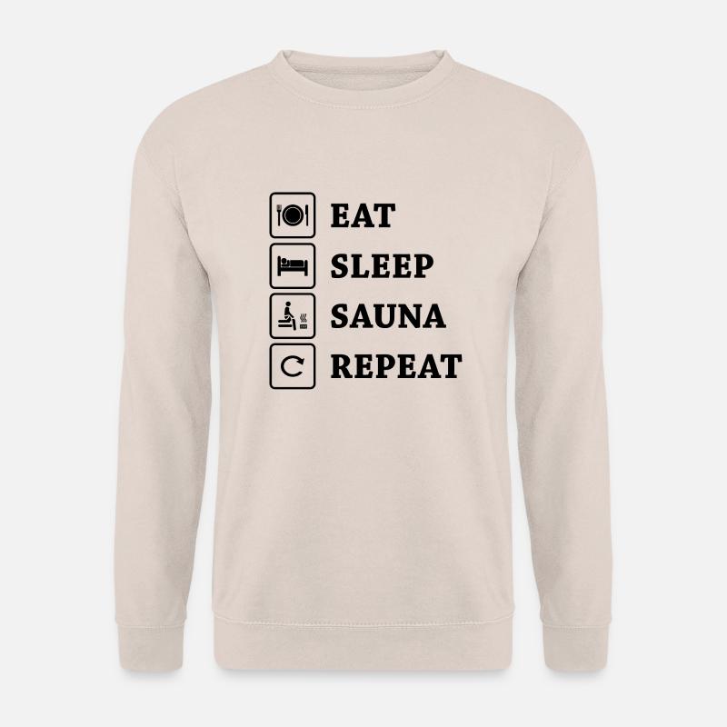 Sauna Wellness Spa - Unisex Pullover - Sand