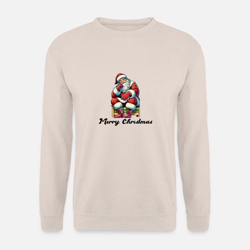 nikolaus weihnachten - Unisex Pullover - Sand