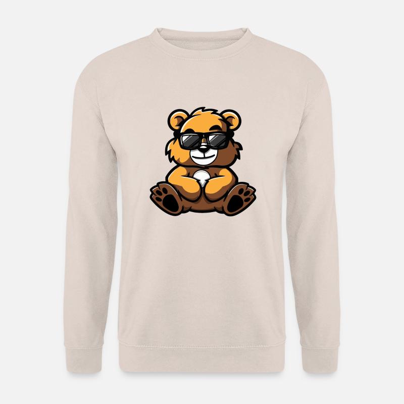 Bear Comic Cool - Unisex Sweatshirt - sand